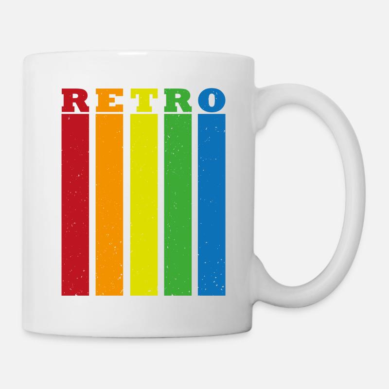 Tour rétro - Mug blanc - blanc