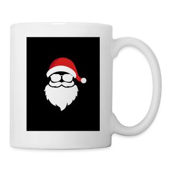 Stylischer Weihnachtsmann - Tasse - Weiß - Rechts