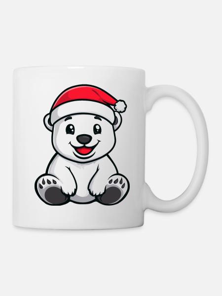 Polar Bear Christmas - Mug - white