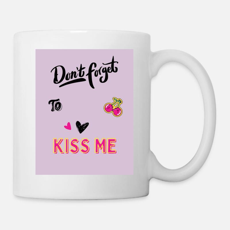 Embrasse-moi mignon SAC - Mug blanc - blanc
