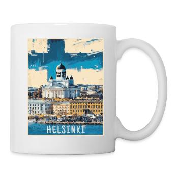 Helsinki Malerei - Tasse - Weiß - Rechts
