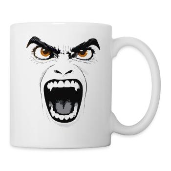 Scary Vampire Face - Mug - white - Right