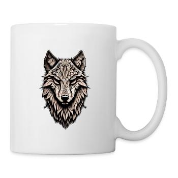 Wooden Wolf - Mug - white - Right