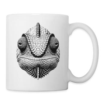 Caméléon - Mug blanc - blanc - Droite