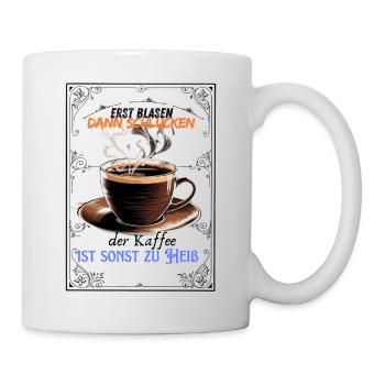hot coffee shirt /hoodie - Mug - white - Right