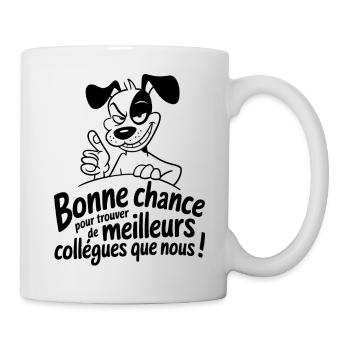 Départ collègue travail nouvel emploi Humour - Mug blanc - blanc - Droite