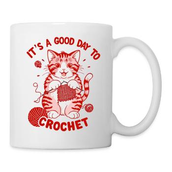 Crochet Chat - Mug blanc - blanc - Droite