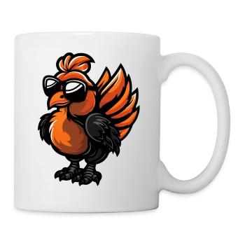 Animal de dinde - Mug blanc - blanc - Droite