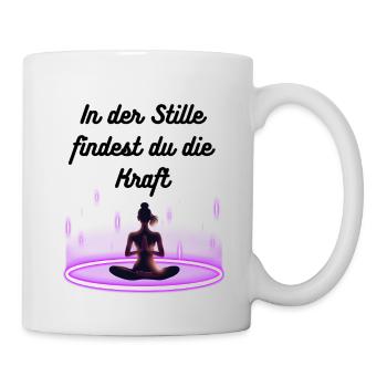 In silence you find strength - Mug - white - Right
