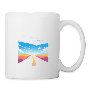ROAD TRIP DESIGN - Mug - white - Right