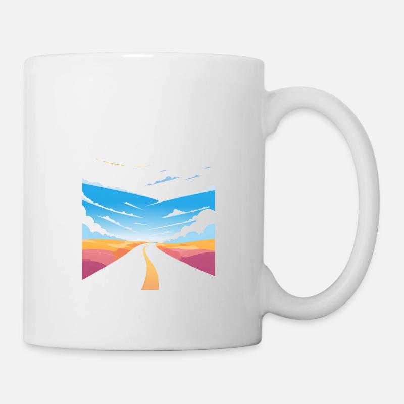 ROAD TRIP DESIGN - Mug - white