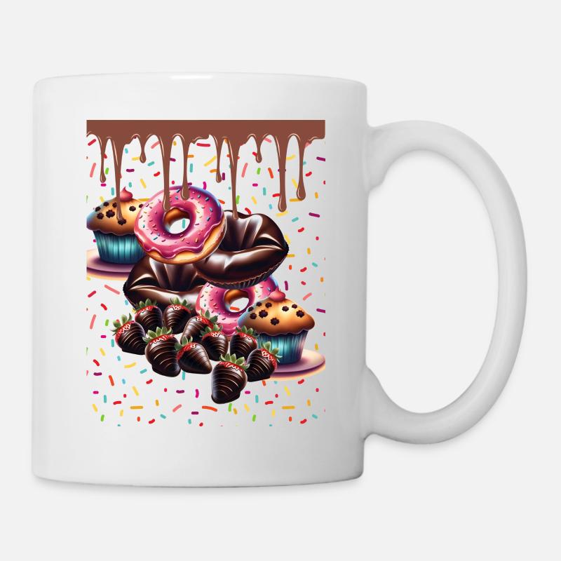 Süßigkeitenalarm - Tasse - Weiß