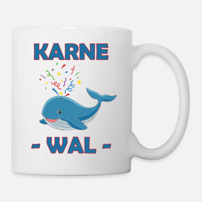 Baleine Karne - Mug blanc - blanc