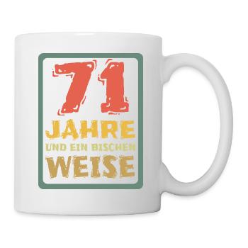 71 - Tasse - Weiß - Rechts