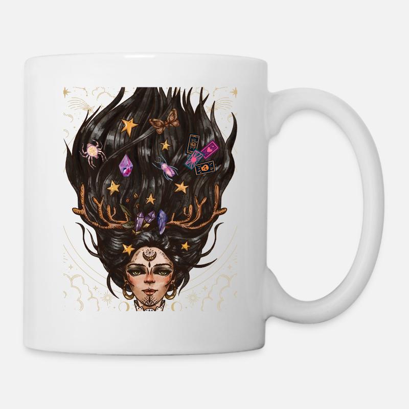 t-shirt sorcière - Mug blanc - blanc
