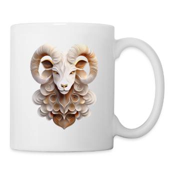 Sternzeichen Widder - Tasse - Weiß - Rechts