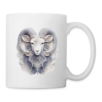 Sternzeichen Widder - Tasse - Weiß - Rechts