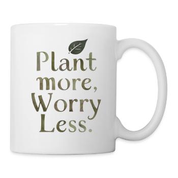 Grüne Gelassenheit - Tasse - Weiß - Rechts