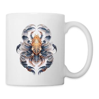 Sternzeichen Scorpion - Tasse - Weiß - Rechts