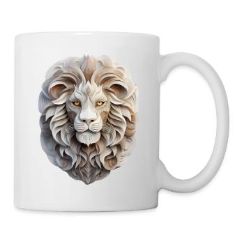Sternzeichen Löwe - Tasse - Weiß - Rechts