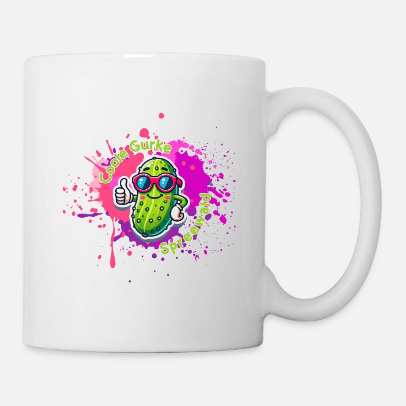Cool cucumber Spreewald - Mug - white