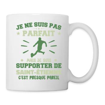 I am a supporter of Saint Étienne - Mug - white - Right