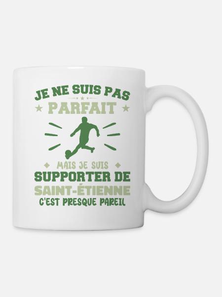 Je suis supporter de Saint Étienne - Mug blanc - blanc