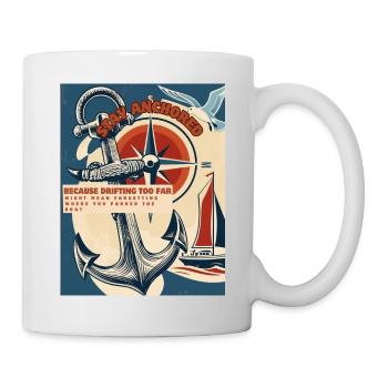 stay anchor final - Mug - white - Right