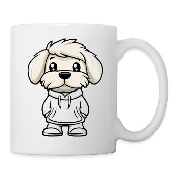 Havanese Hund Lustig - Tasse - Weiß - Rechts