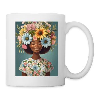 Flower Crown 2 - Mug - white - Right