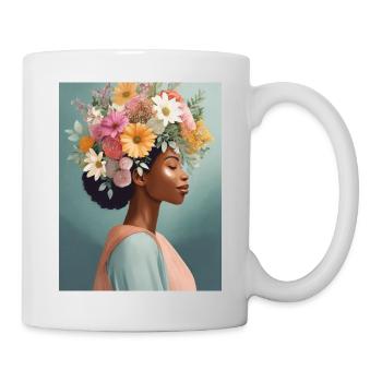 Flower Crown 1 - Mug - white - Right