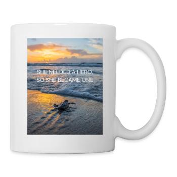 She needed a hero - Tasse - Weiß - Rechts
