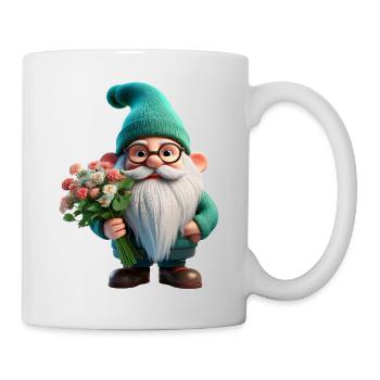 Nain de jardin Saint-Valentin - Mug blanc - blanc - Droite