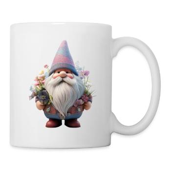 Garden Gnome Design Flower Whisperer - Mug - white - Right
