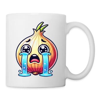 Weeping Onion – Fun Kitchen Design - Mug - white - Right