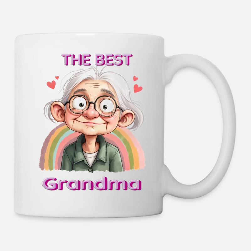 Die beste Großmutter - Tasse - Weiß