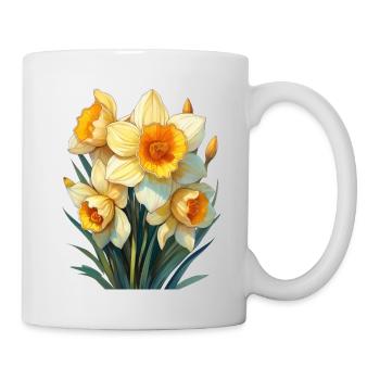 Daffodils or daffodils - Mug - white - Right