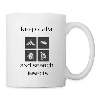 keep calm insects - Tasse - Weiß - Rechts