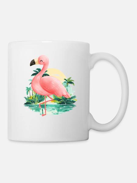 Flamingo - Mug - white