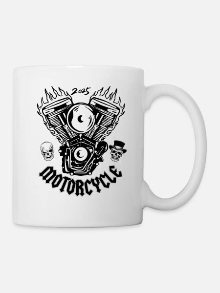 MOTORCYCLE - Mug - white