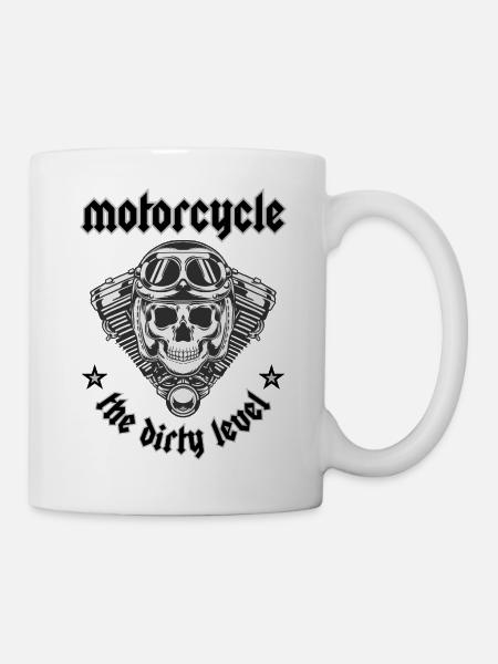 Motorcycle The Dirty level - Mug - white