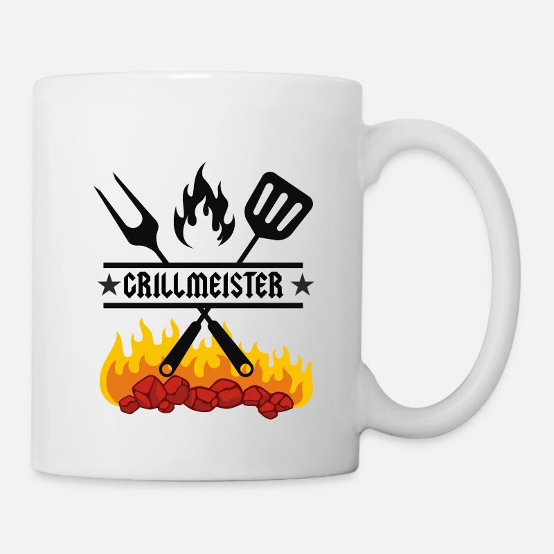 Grillmeister - Tasse - Weiß