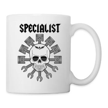 Specialist Motorcycle - Tasse - Weiß - Rechts