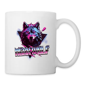 Mexx Wolf Retro Design - Tasse - Weiß - Rechts