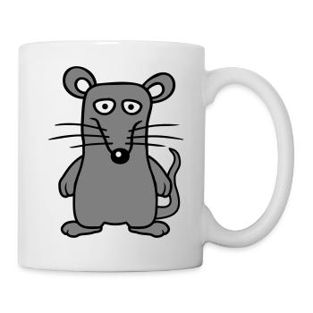 Mouse Mouse Cute Little Rat Rodent Funny Comic - Mug - white - Right