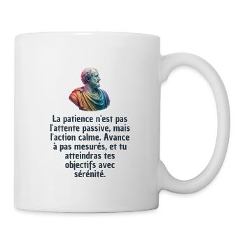 T-shirts Stoïcisme : L'inspiration à portée de soi - Mug blanc - blanc - Droite