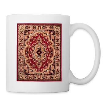 Originel Teppich design - Tasse - Weiß - Rechts