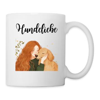 Hundeliebe - Tasse - Weiß - Rechts