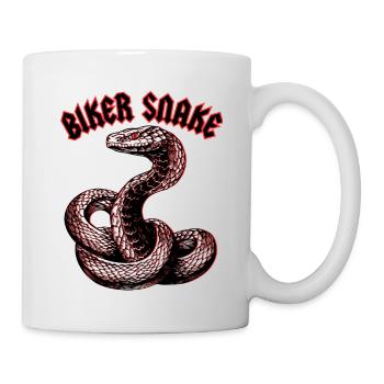 BIKER SNAKE - Tasse - Weiß - Rechts