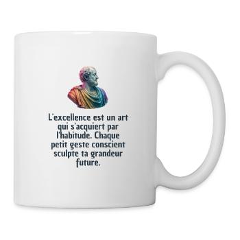 T-shirts Stoïcisme : L'inspiration à portée de soi - Mug blanc - blanc - Droite